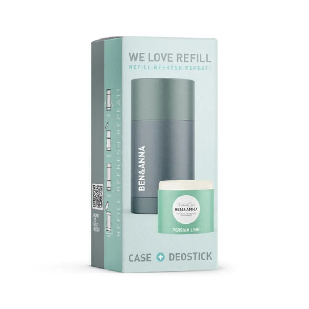 Ben & Anna Recarga de desodorizante em stick PERSIAN LIME, 40 g