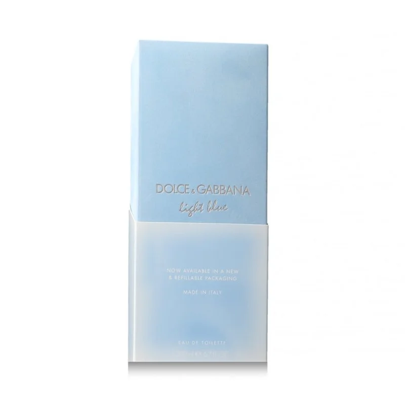 Light Blue 2025 eau de toilette recarregável para mulheres 200 ml