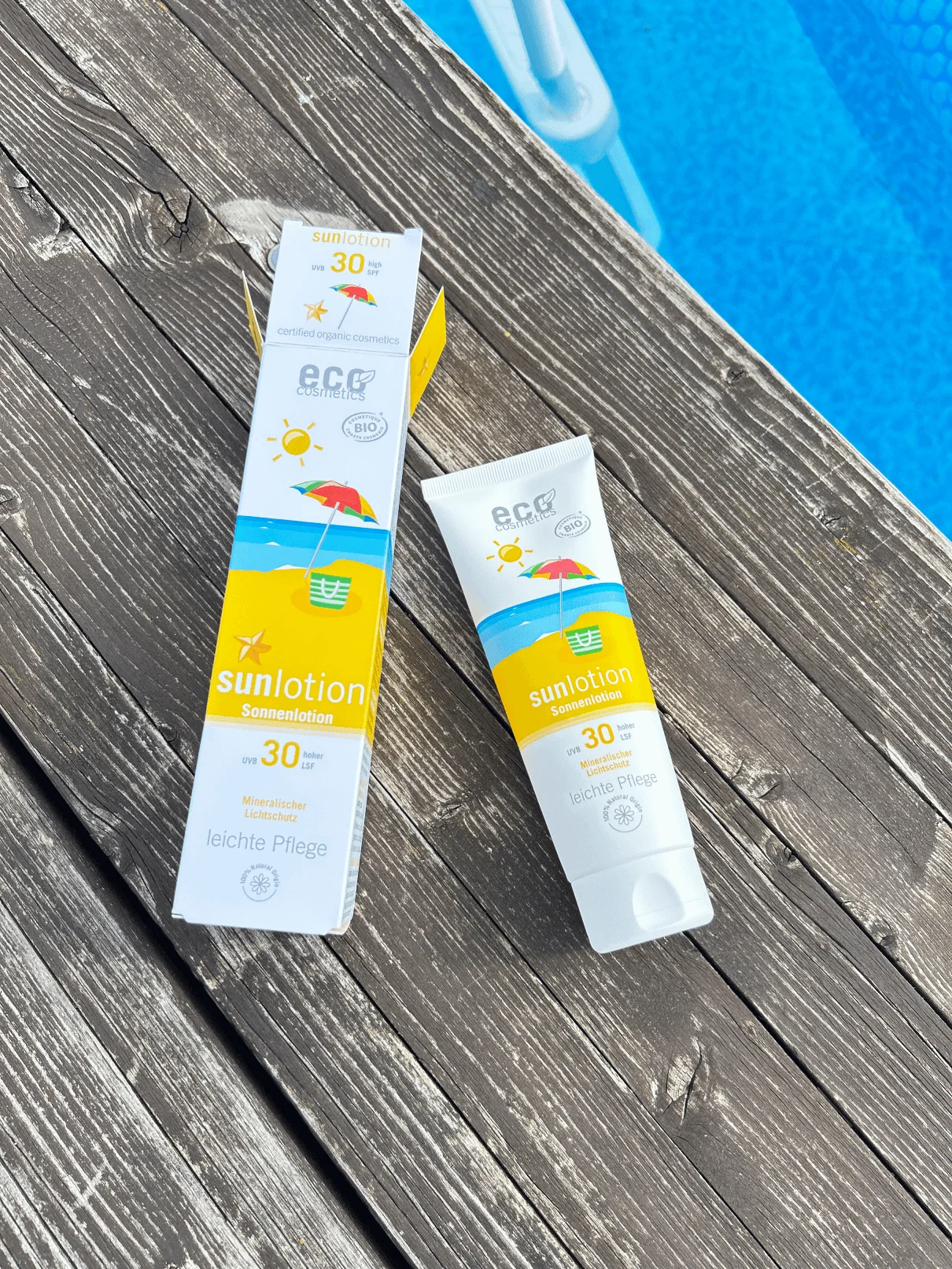 Eco Cosmetics Leite solar SPF 30 BIO (125 ml) - com óxido de zinco