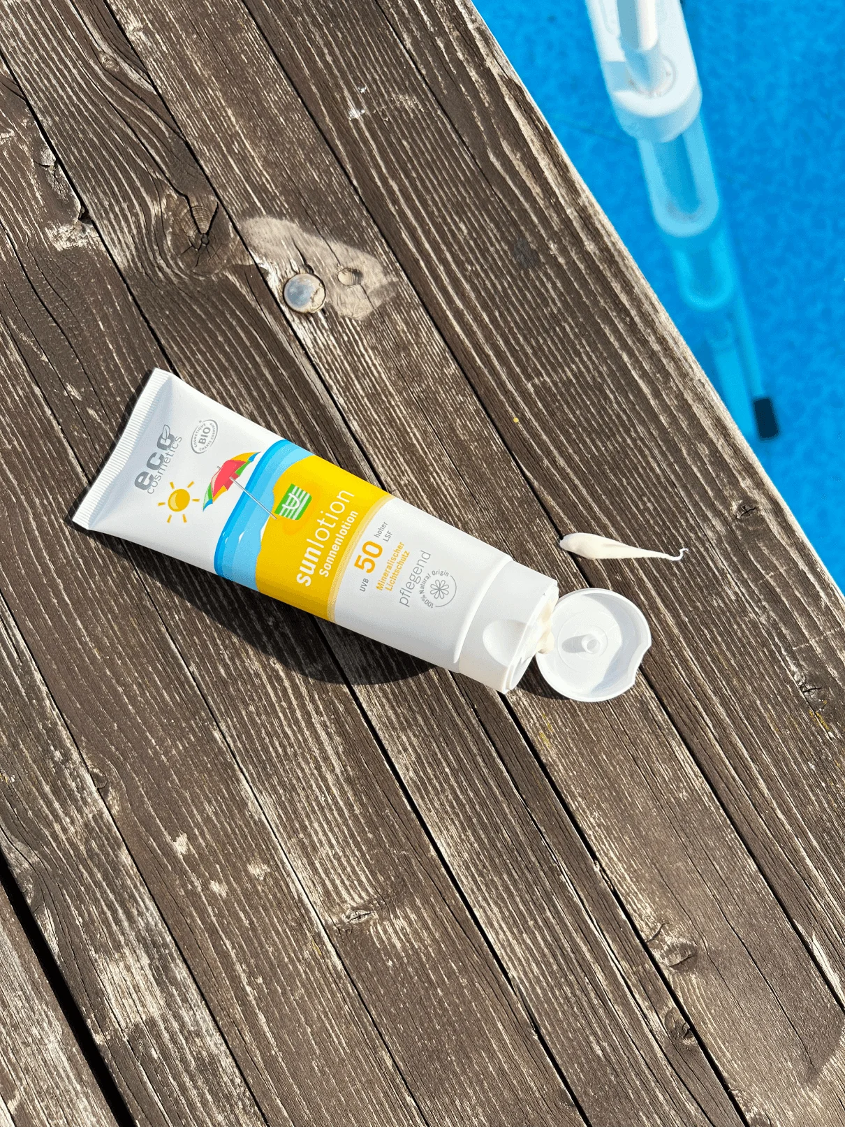 Eco Cosmetics Leite solar SPF 50 BIO (125 ml) - com filtros minerais naturais