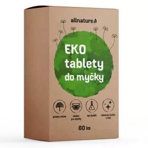 Allnature ECO pastilhas para máquina de lavar loiça 60 pastilhas