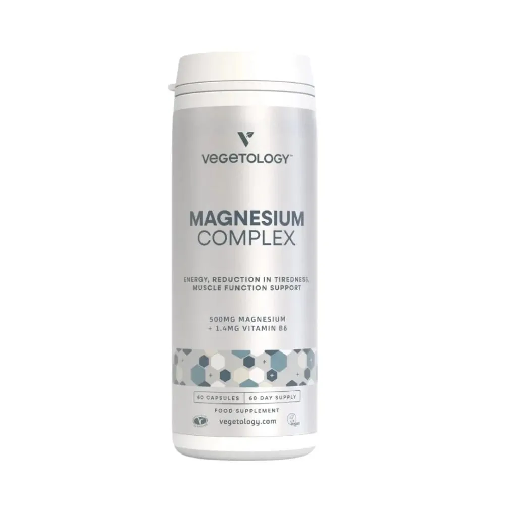 Vegetology Magnesium Complex Vitamina B6, 60 cápsulas