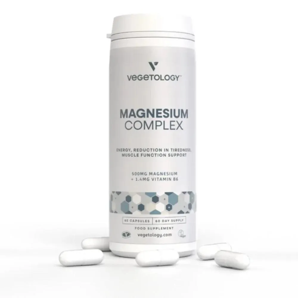 Vegetology Magnesium Complex Vitamina B6, 60 cápsulas