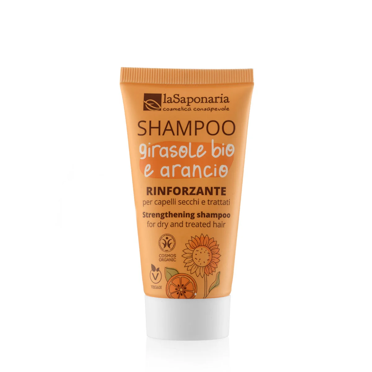 laSaponaria Champô com girassol e laranja-doce BIO 30 ml