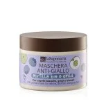 laSaponaria Máscara No yellow para cabelos grisalhos com Amla e mirtilo (200 ml) - neutraliza os subtons amarelos