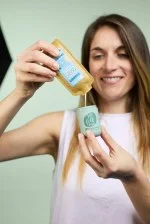 laSaponaria Recarga para desodorizante roll-on Grace - BIO sem perfume (40 ml) - para pele sensível