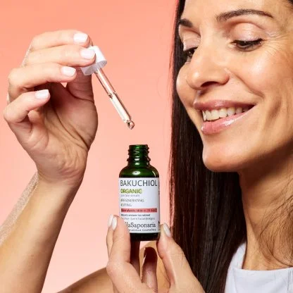 laSaponaria Sérum Facial - Bakuchiol BIO (30 ml) - para uma aparência jovem da pele