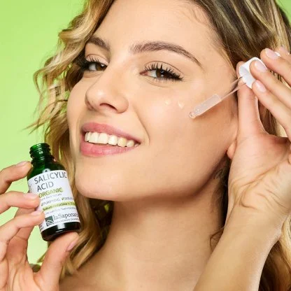 laSaponaria Sérum facial - Ácido salicílico BIO (30 ml) - para pele com tendência a acne