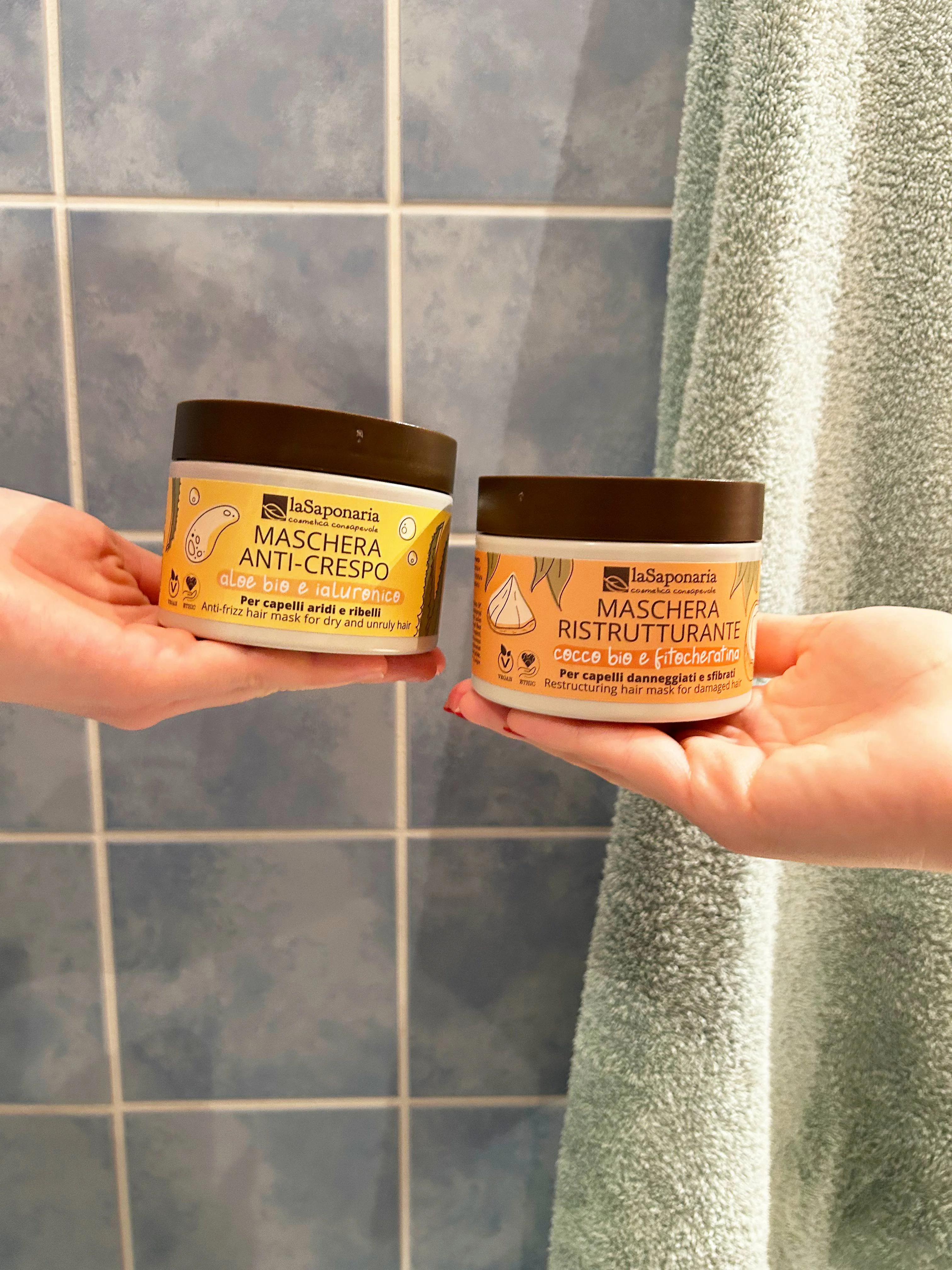 laSaponaria Máscara capilar reestruturante com coco e fitoqueratina (200 ml)