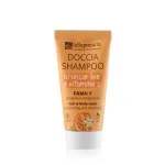 laSaponaria Gel de duche e champô 2 em 1 com laranja BIO e vitamina C para toda a família 30 ml - com uma fragrância doce e estimulante