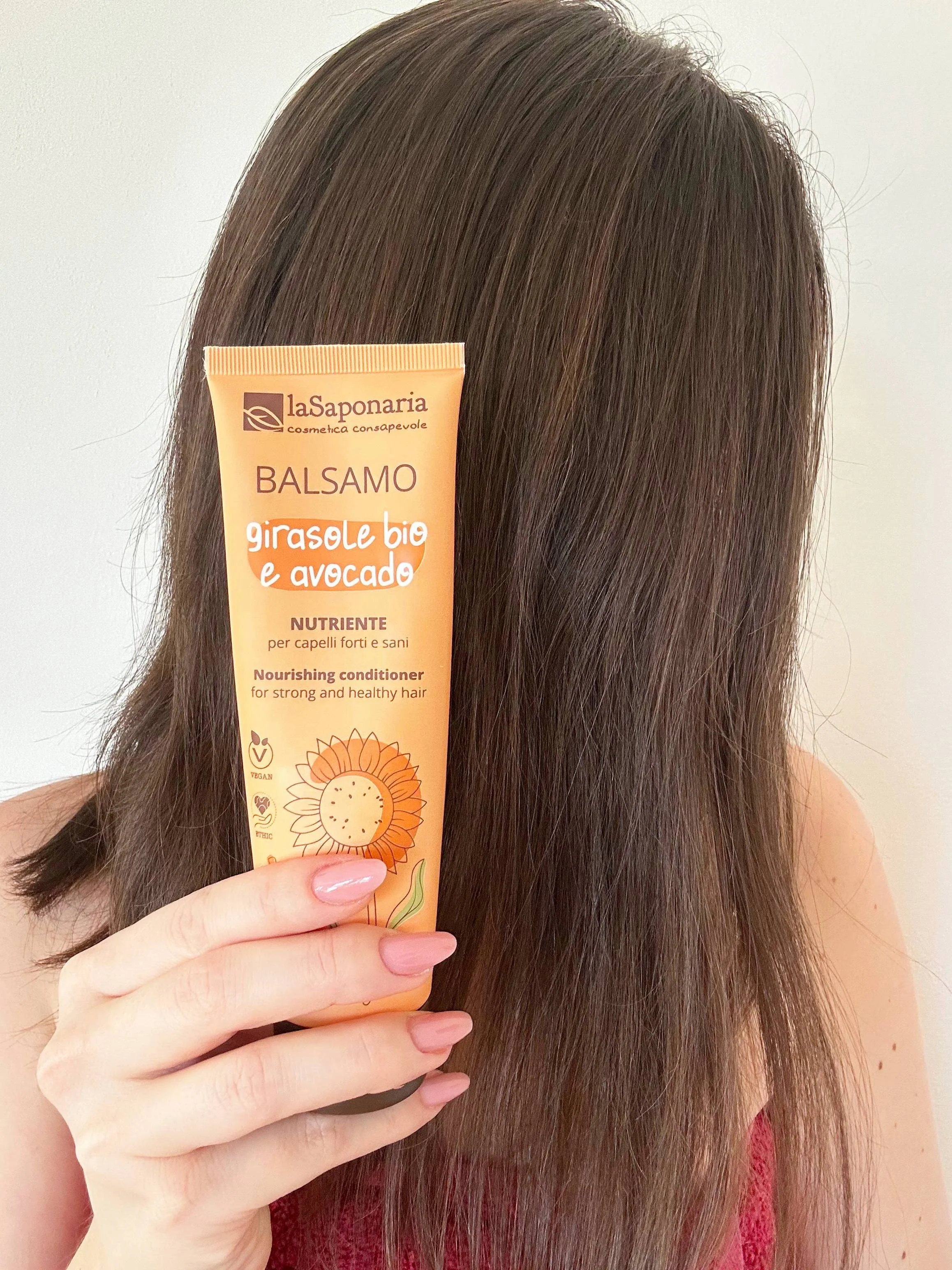 laSaponaria Condicionador nutritivo com girassol e abacate para cabelos secos e danificados 30 ml