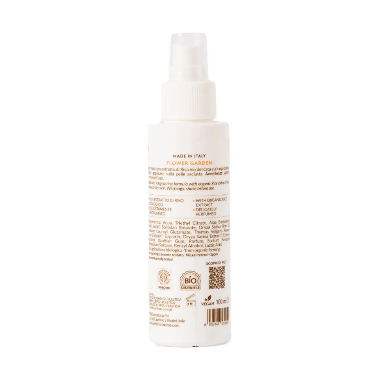 Officina Naturae Desodorizante em spray - Garden in Bloom (100 ml) - neutraliza odores e deixa uma fragrância fresca