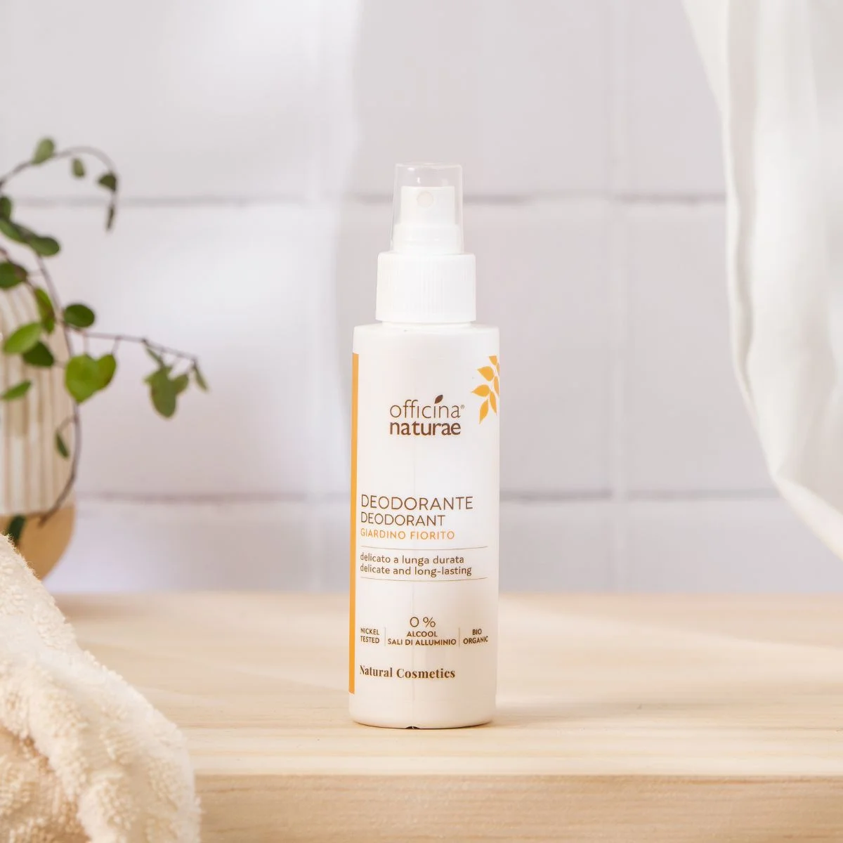 Officina Naturae Desodorizante em spray - Garden in Bloom (100 ml) - neutraliza odores e deixa uma fragrância fresca