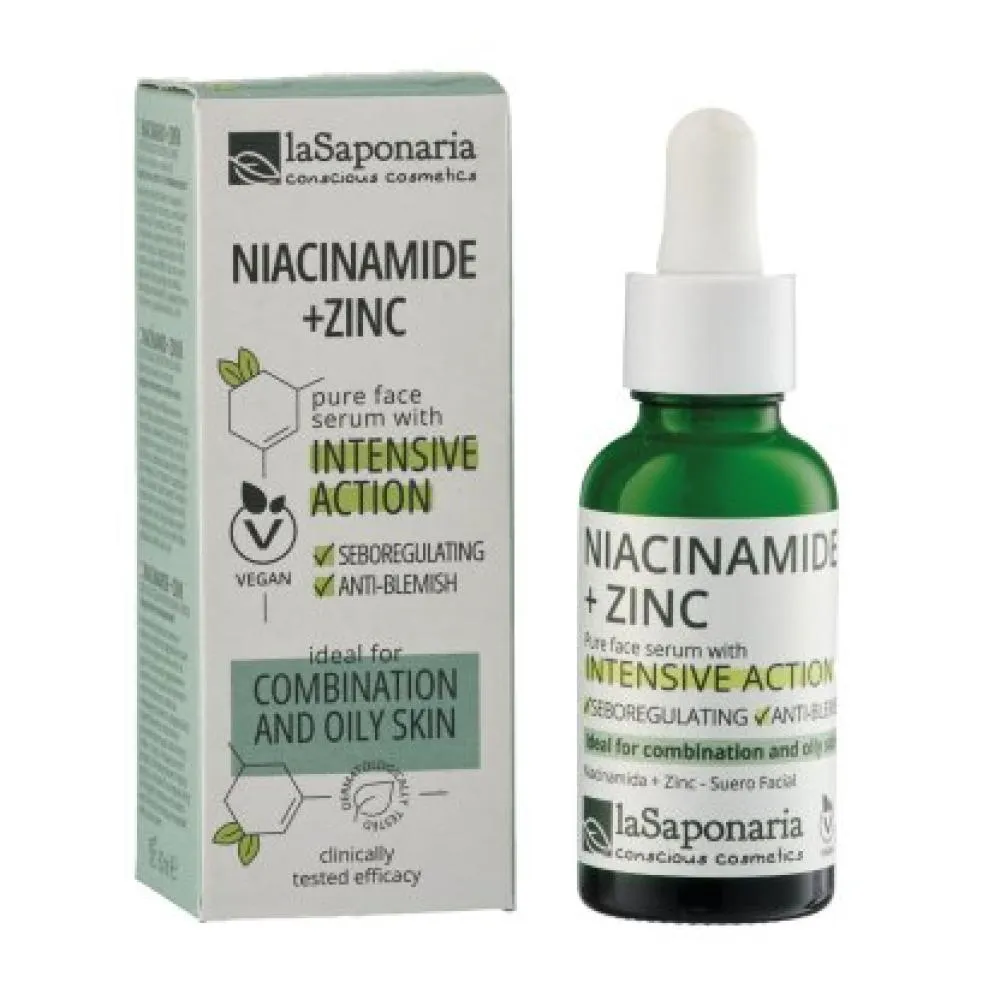 laSaponaria Serum Facial - Niacinamida Zinco (30 ml)