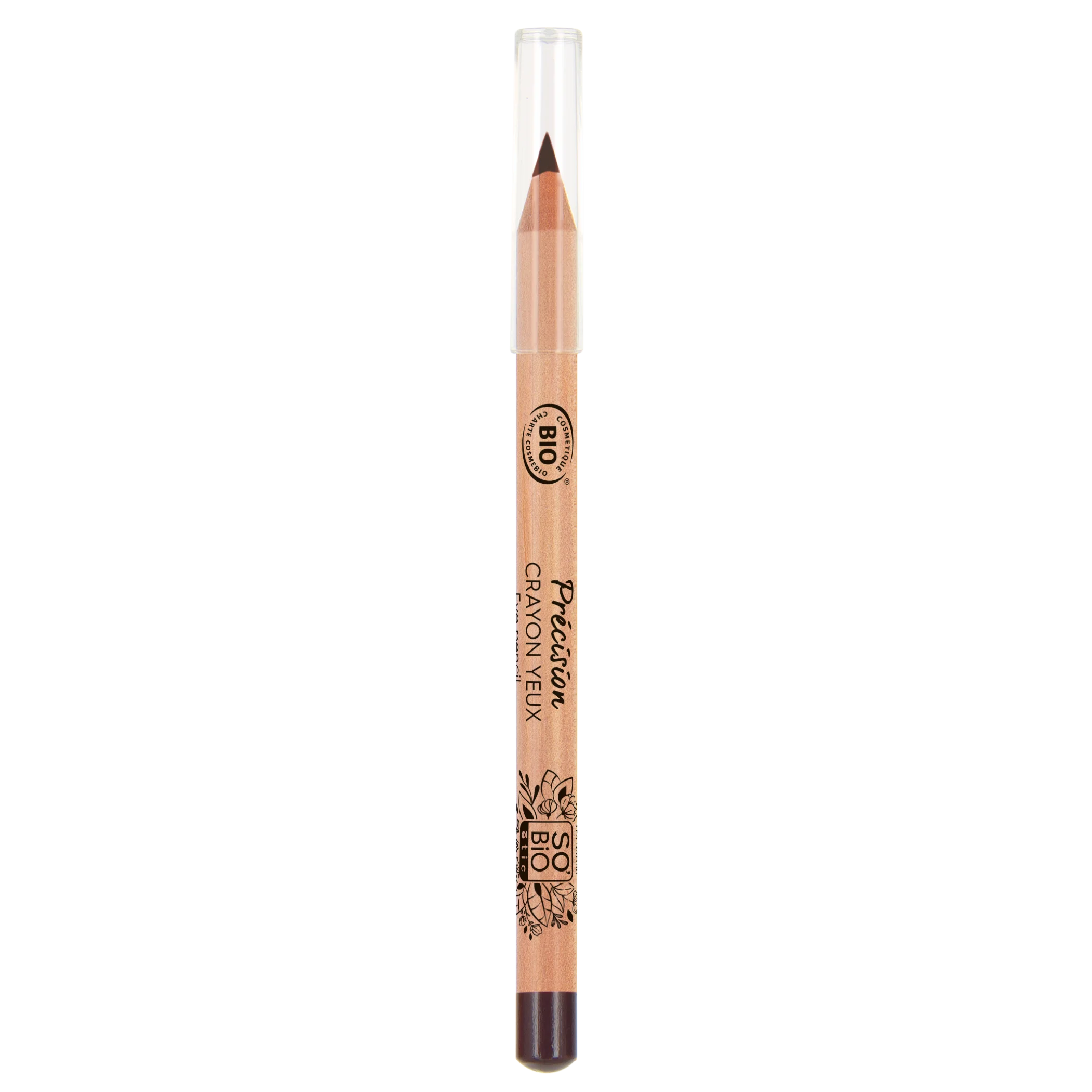 SO’BiO étic Lápis de olhos natural PRÉCISION BIO (3 g) 02 castanho BIO - realça os seus olhos