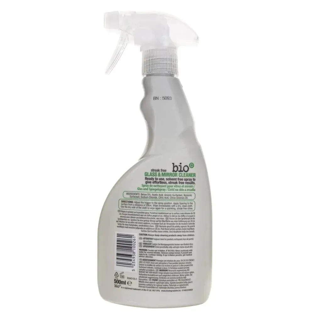 Bio-D Limpa vidros e espelhos (500 ml)