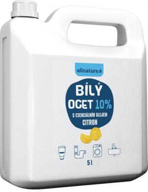 Allnature Vinagre branco 10% com aroma de limão 5000 ml