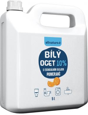 Allnature Vinagre branco 10% com aroma a laranja 5000 ml