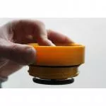 Circular Cup (227 ml) - creme/turquesa - a partir de copos descartáveis de papel