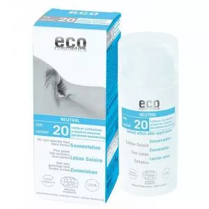 Eco Cosmetics Protector solar neutro sem perfume FPS 20 BIO (100ml)