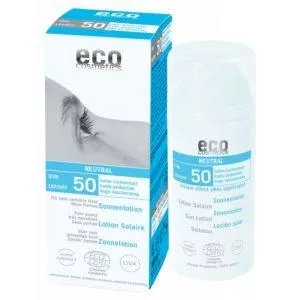 Eco Cosmetics Protector solar neutro sem perfume SPF 50 BIO (100ml)