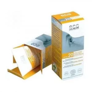 Eco Cosmetics Protector solar SPF 20 BIO (75 ml) - 100% natural, com filtros minerais