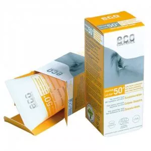 Eco Cosmetics Protector solar SPF 50 BIO (75 ml) - ligeiramente tingido