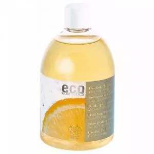 Eco Cosmetics Sabonete líquido com aroma de limão BIO (refil de 500 ml) - 2 em 1: para lavar as mãos e o corpo