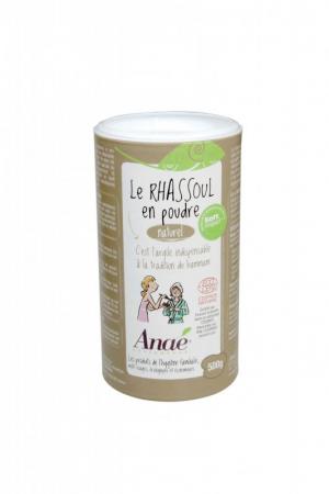 Anaé de Rhassoul - barro marroquino (frasco de 500 g) - champô, esfoliante ou máscara