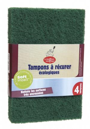 La Droguerie Ecologique da Roughen esponjas para superfícies sujas (4 pcs)