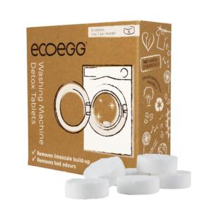 Ecoegg Pastilhas de limpeza para máquina de lavar roupa 6 pcs