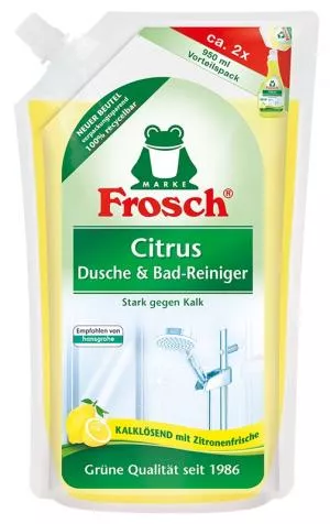 Frosch EKO Produto de limpeza para casa de banho e duche com limão - reenchimento (950 ml)