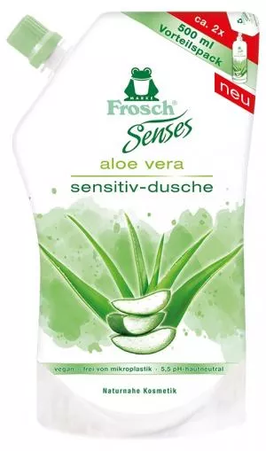 Frosch EKO Senses Shower gel Aloe vera - cartucho de substituição (500ml)