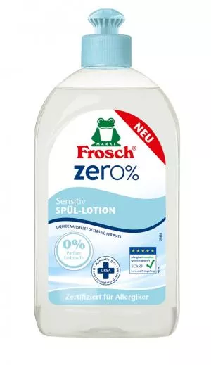 Frosch EKO ZERO% Líquido de lavagem de louça para peles sensíveis (500 ml)