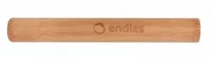 Endles by Econea Estojo de escova de dentes de bambu - ideal para viajar