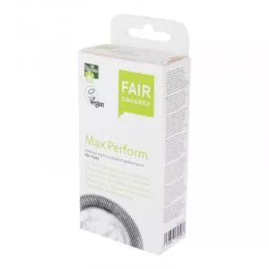 Fair Squared Condom Max Perform (10 pcs) - vegan e comércio justo