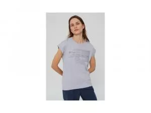 Ecoalf Harbour Grafic T-shirt Woman Smokey Blue