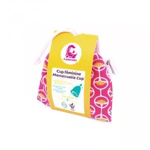 Lamazuna Copo menstrual higiénico, tamanho 1, caixa rosa