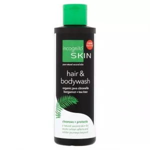 Incognito Champô protetor do cabelo e do corpo com java de citronela (200 ml) - não cheira a insectos incómodos e tudo