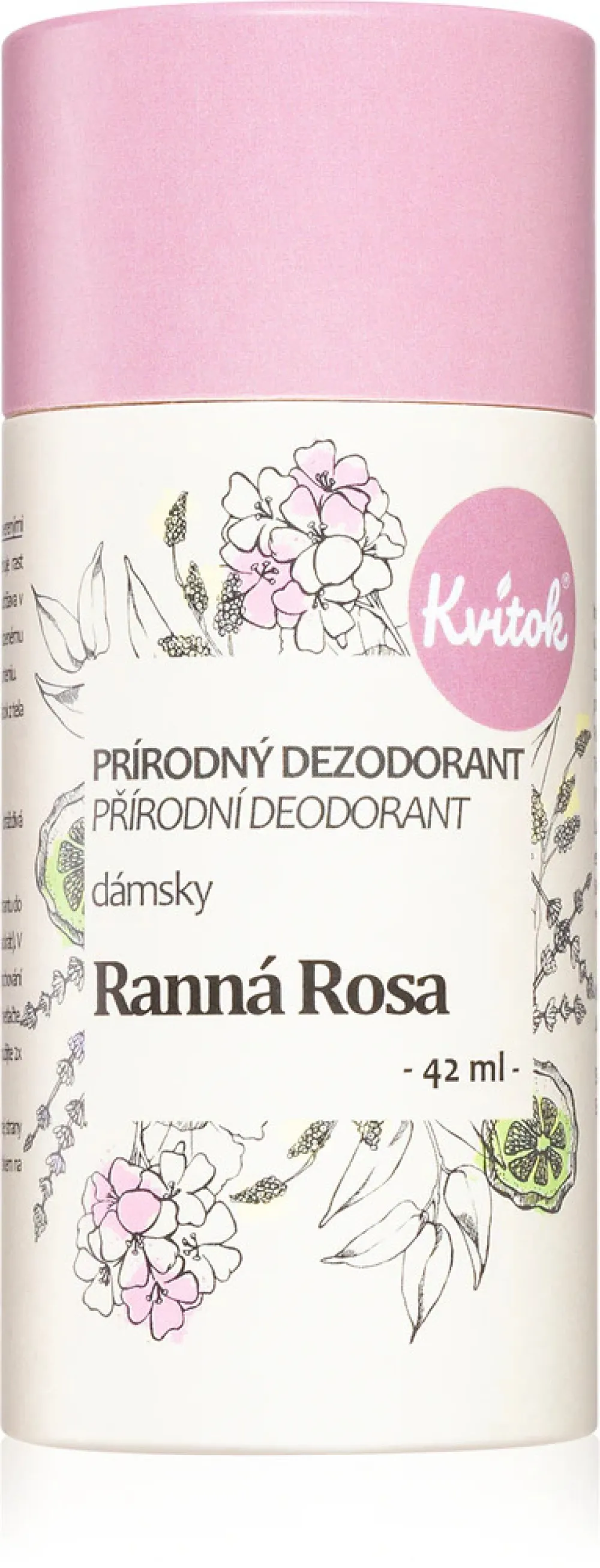 Kvitok Creme desodorizante feminino Morning Dew (30 ml) - não deixa uma sensação pegajosa