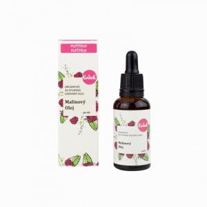 Óleo facial de framboesa não refinada BIO (30 ml) - com ligeiro aroma de framboesa