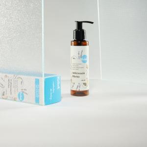 Leite esfoliante (100 ml) - com óleo de amêndoa e de damasco