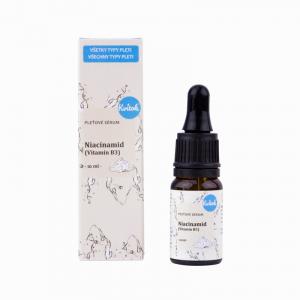 Soro facial - Niacinamida (vitamina B3) (10 ml) - para pele com tendência para a acne, sensível e madura