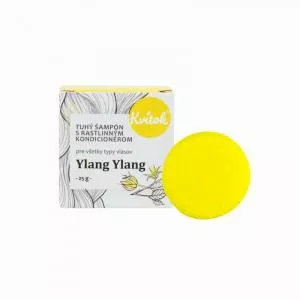 Kvitok Champô rígido com amaciador para cabelos claros Ylang Ylang (25 g) - espumas maravilhosamente