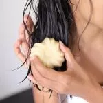 Lamazuna Amaciador rígido para todos os tipos de cabelo BIO - baunilha (75 g) - doma e cheira docemente o cabelo