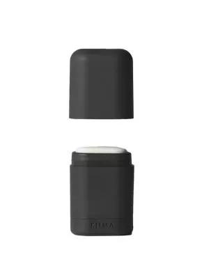 laSaponaria Aplicador de desodorizante sólido - recarregável Cinzento escuro - em cores elegantes
