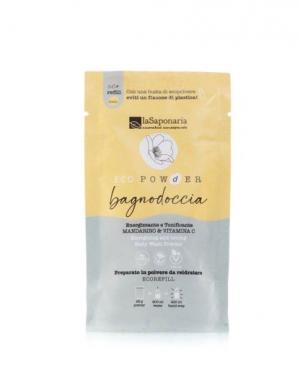 Gel de duche energizante em pó - tangerina e vitamina C (25 g)