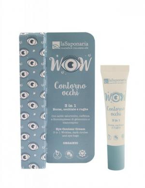 Creme Contorno de Olhos 3 em 1 BIO (15 ml) - para rugas, círculos e bolsas debaixo dos olhos