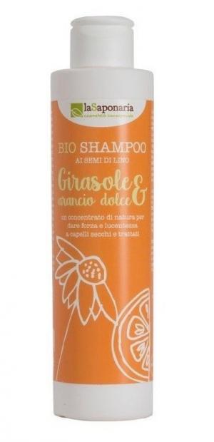 Champô com girassol e laranja doce BIO (200 ml)