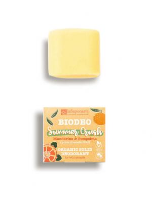 Desodorizante sólido Summer Crush BIO (40 g) - com aroma a citrinos exóticos